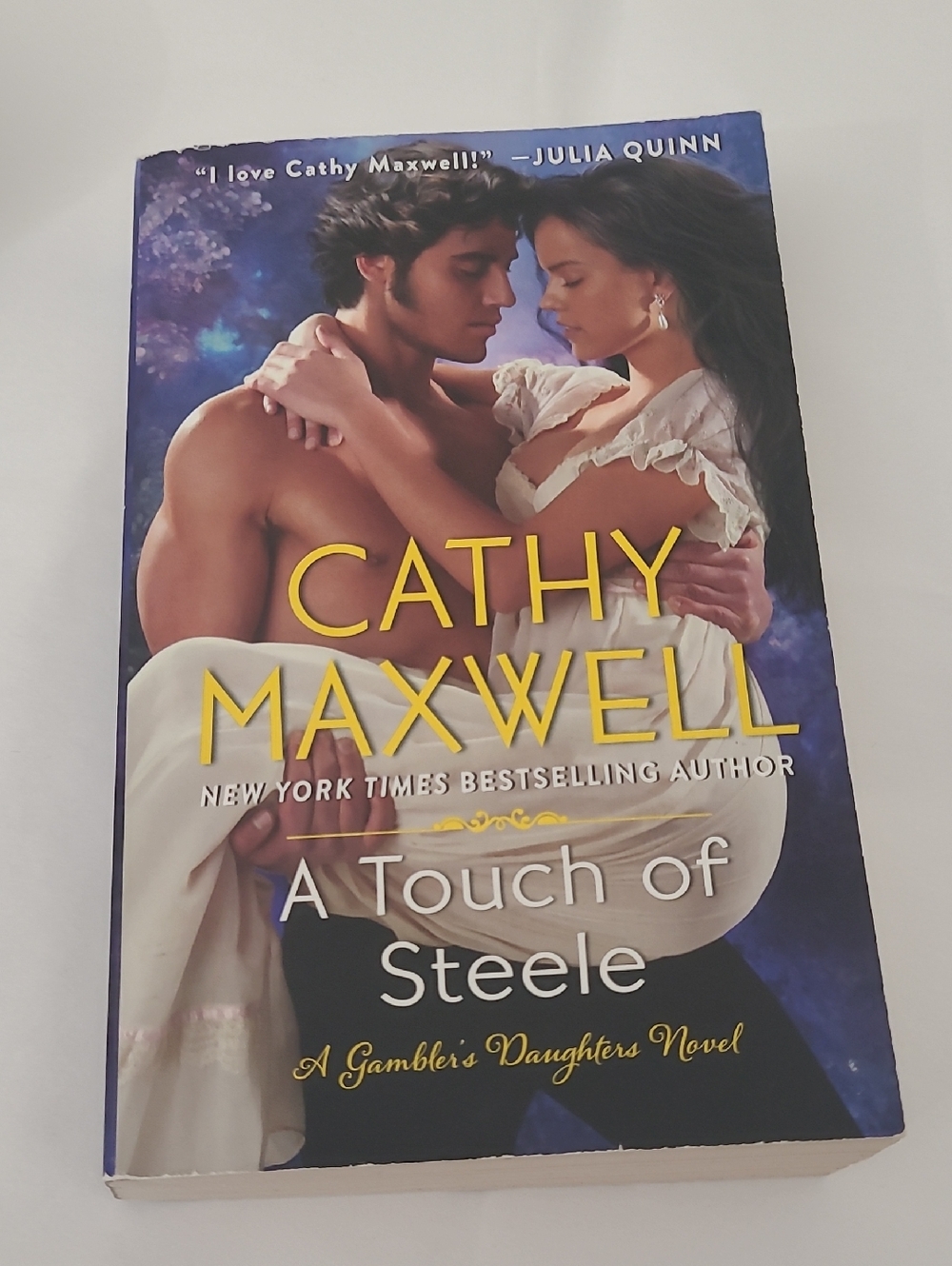 3/$5❤️Cathy Maxwell "A Touch of Steele" Romance Paperback - Purple Cover